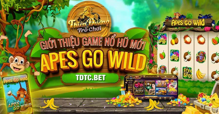 tdtc.bet tdtc phien ban moi game Apes Go Wild Slot Apes Go Wild Slot đang gây ấn tượng mạnh mẽ với người chơi. Với đồ họa đẹp mắt, âm thanh sống động