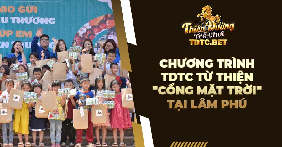 Chương trình TDTC từ thiện "Cổng Mặt Trời" tại trường tiểu học xã Lâm Phú