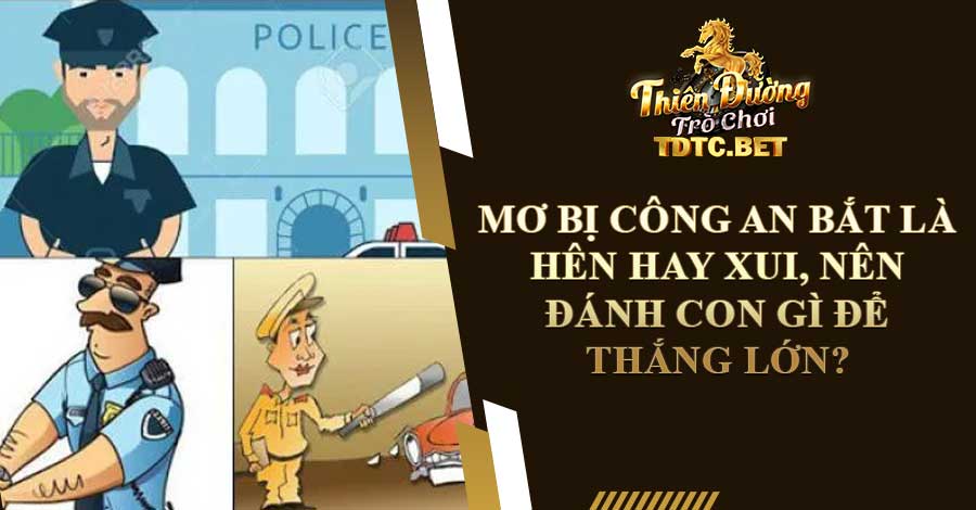 Mơ bị công an bắt
