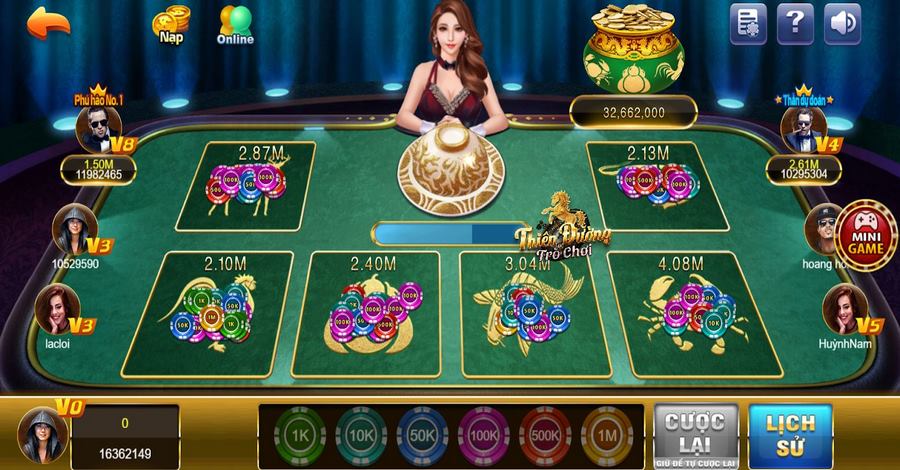 Bầu Cua - Tựa game dân gian hấp dẫn tại Thiên Đường Trò Chơi 2 Game Bầu Cua là sản phẩm game truyền thống đặc trưng của Việt Nam