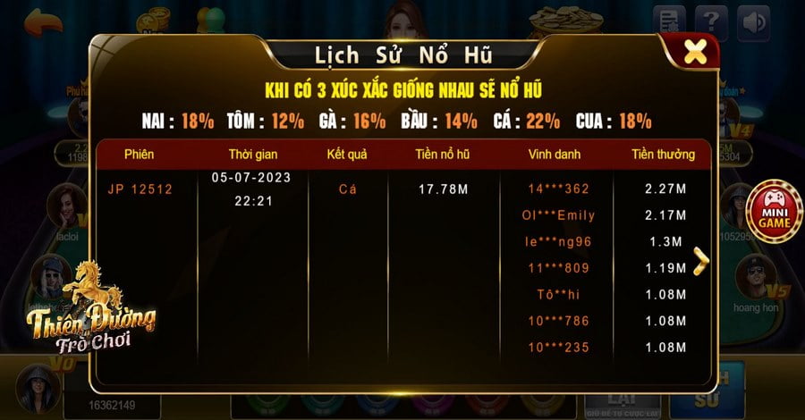 Bầu Cua - Tựa game dân gian hấp dẫn tại Thiên Đường Trò Chơi 4 Bạn cần ghi nhớ kết quả những ván trước đó