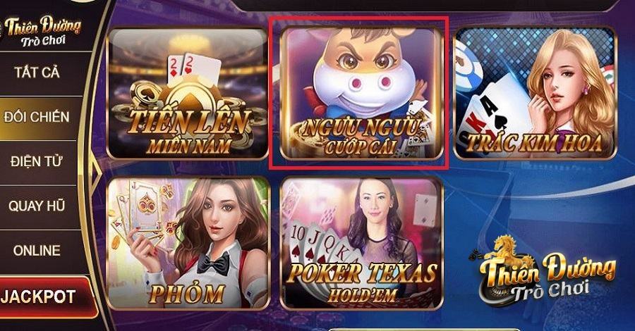 Ngưu Ngưu Cướp Cái - Tựa Game Bài Giải Trí Hấp Dẫn Nhất 2 Ngưu Ngưu Cướp Cái trở nên phổ biến và có mặt khắp các sân chơi