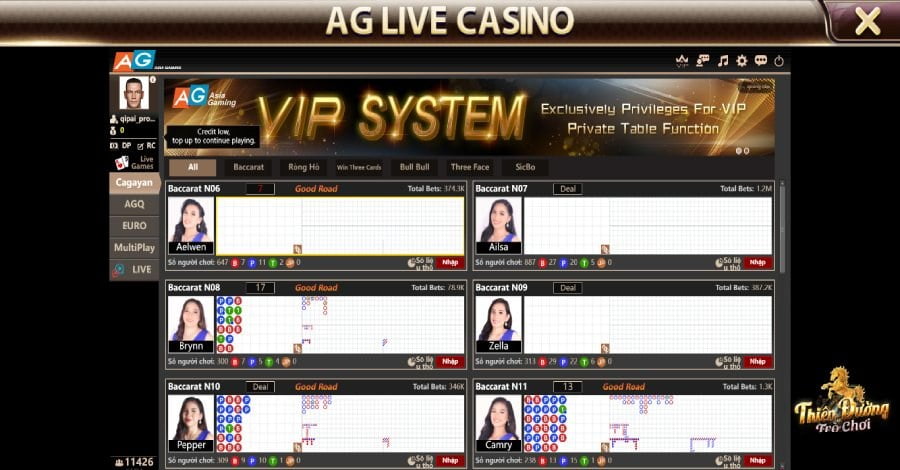 Sảnh AG - Sảnh Chơi Casino Trực Tuyến Đẳng Cấp Hiện Nay 3 Sảnh AG bao gồm rất nhiều các phòng chơi game hấp dẫn