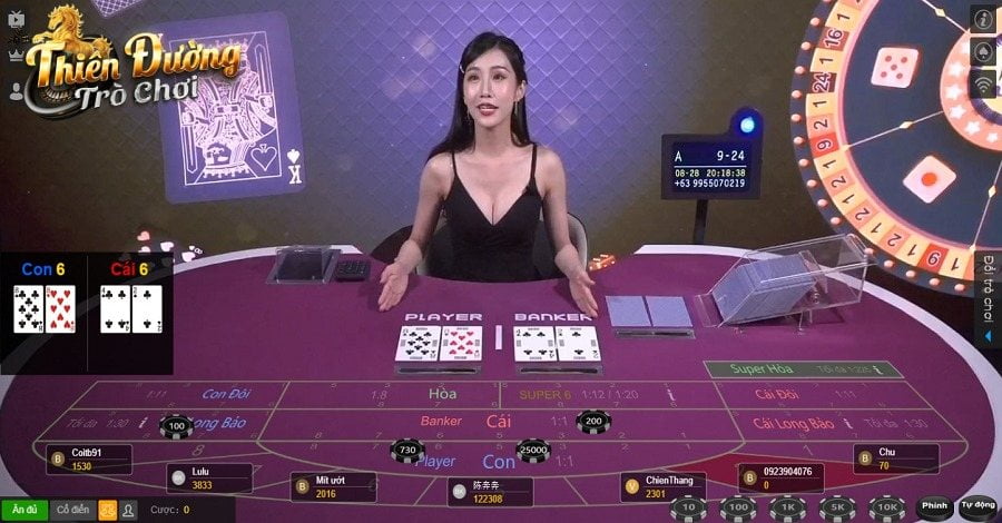 Sảnh MG - Đa dạng thể loại game Casino hấp dẫn 4 Baccarat tại MG được thiết kế rất hiện đại và mang đến trải nghiệm tốt
