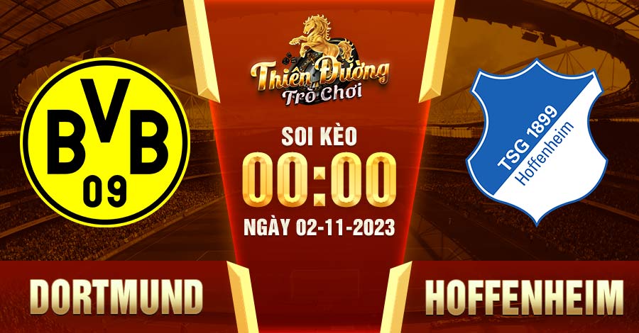 Nhận định Dortmund vs Hoffenheim, 2/11, Cúp bóng đá Đức 5 Dortmund vs Hoffenheim